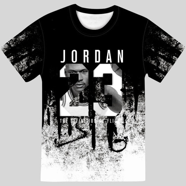 Man's Jordan 23 3D T Shirts Men Camouflage O-neck Fashion Printed 23 Hip-Hop Tee Camisetas Clothing Casual Top