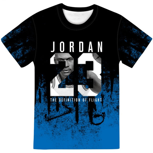 Man's Jordan 23 3D T Shirts Men Camouflage O-neck Fashion Printed 23 Hip-Hop Tee Camisetas Clothing Casual Top