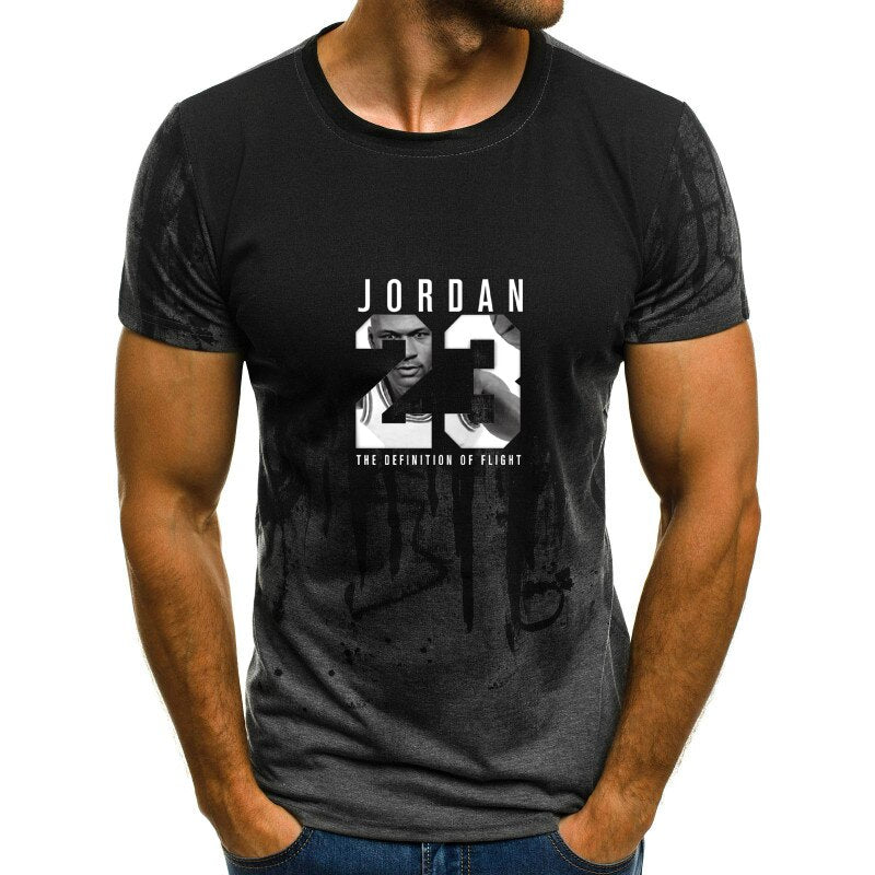 Man's Jordan 23 3D T Shirts Men Camouflage O-neck Fashion Printed 23 Hip-Hop Tee Camisetas Clothing Casual Top