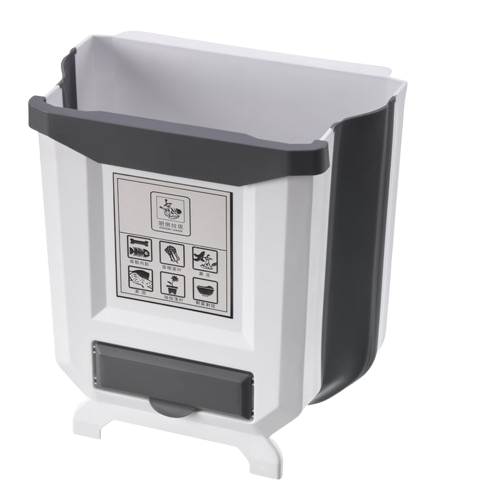 Foldable kitchen Trash Bin