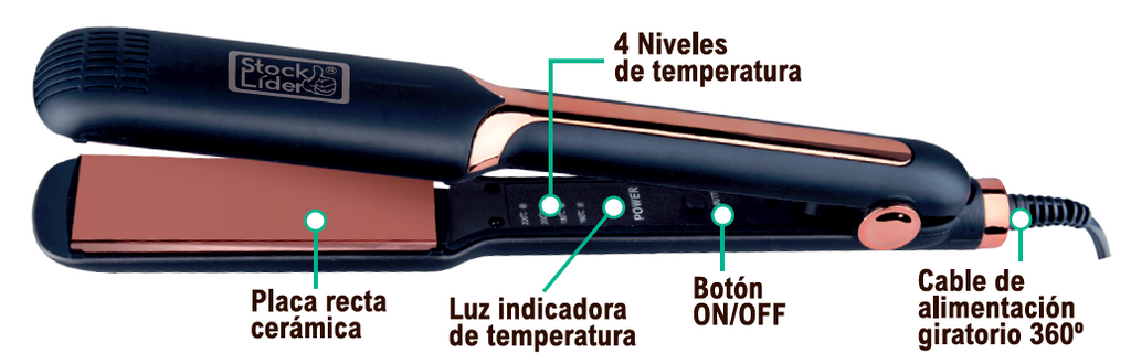 Plancha para el cabello