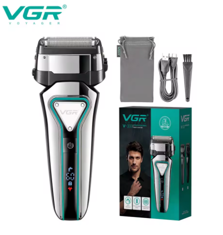 VGR 333 Afeitadora Eléctrica en Seco y Húmedo con Pantalla LCD