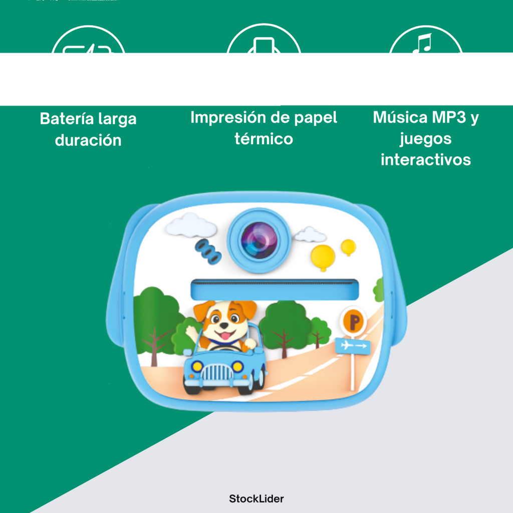 Cámara infantil con impresora térmica