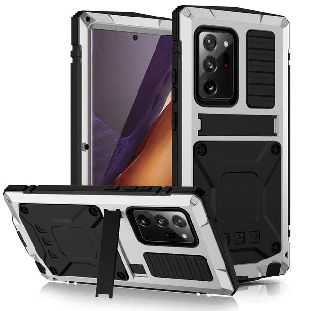 With Bracket+Full Protective For Samsung S21 Plus Ultra Samsung Note 20 Ultra Case Kickstand Dual Layer Protective Shockproof-1